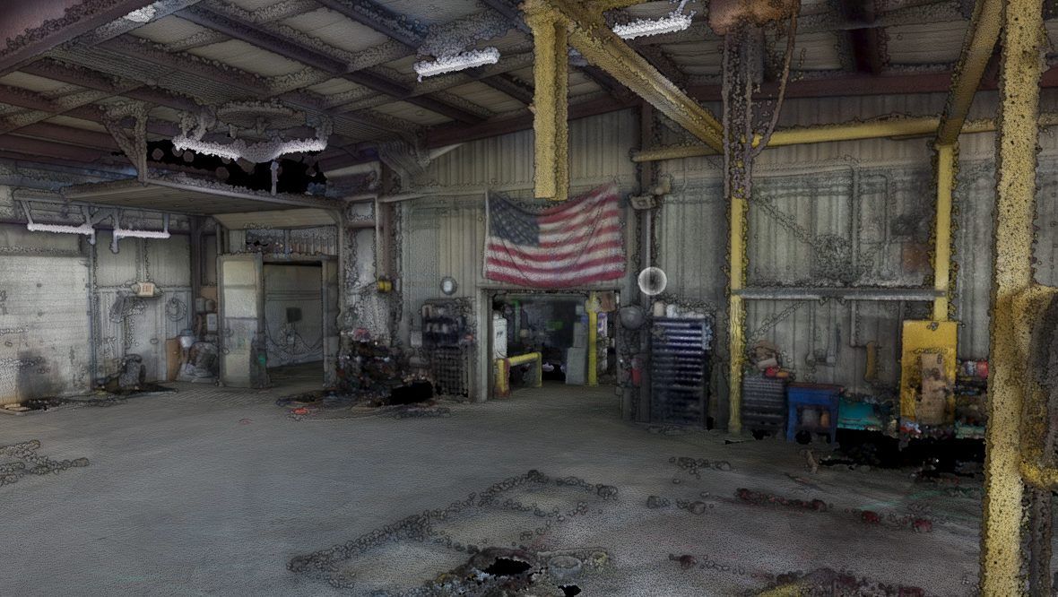 Interactive 3D scan of the Custom Cutters facility.